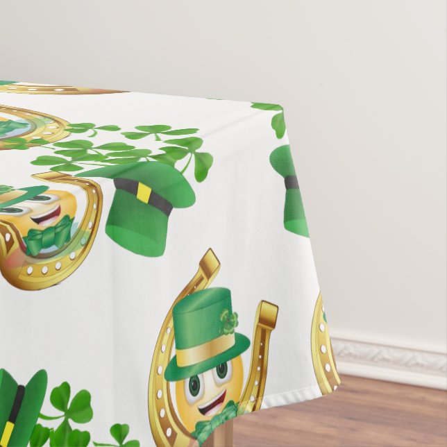Nappe Table Saint Patrick's Day Horseshoe (In Situ)