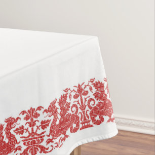 Nappe Table Wyverns médiévale/Renaissance, 52 po x 70 po