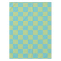 Tableau À damiers Motif en bleu et vert 