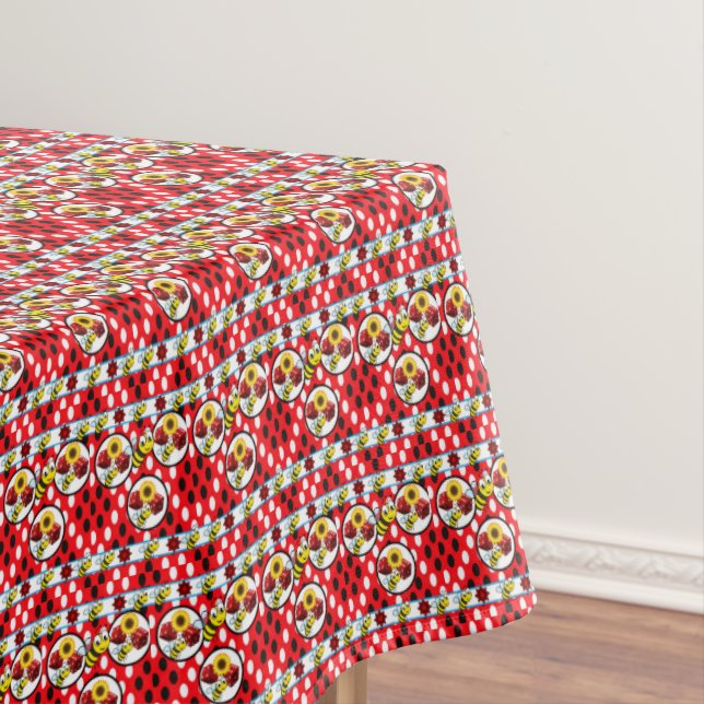 Nappe Tablecloth Bumble abeilles (In Situ)