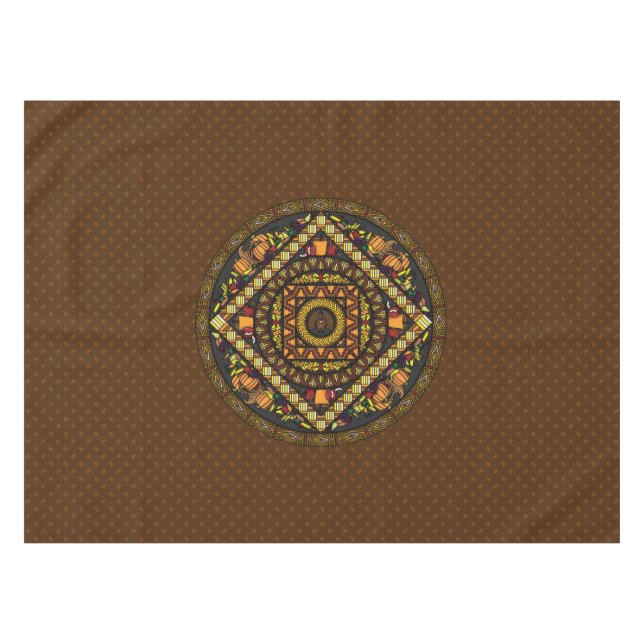 Nappe Tablecloth Icons Thanksgiving (Devant (Horizontal))
