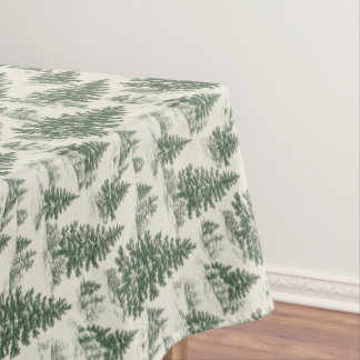 Nappe Tablette De Noël De Jouy Table Verte