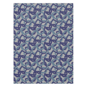 Nappe Tangle carré bleu marine profond en acier