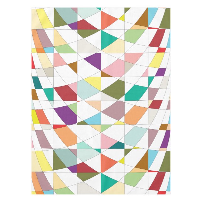Nappe Tapisserie aux couleurs Abstraites (Devant)