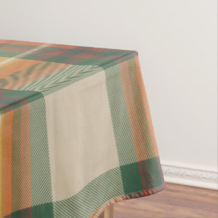 Nappe Tartan à carreaux de la récolte d'automne chaud