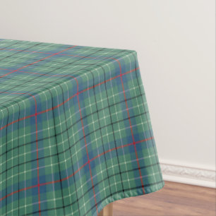 Nappe Tartan écossais antique vert clair de Duncan de