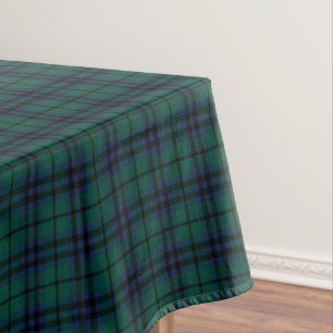 Nappe Tartan écossais moderne vert-foncé de Keith de
