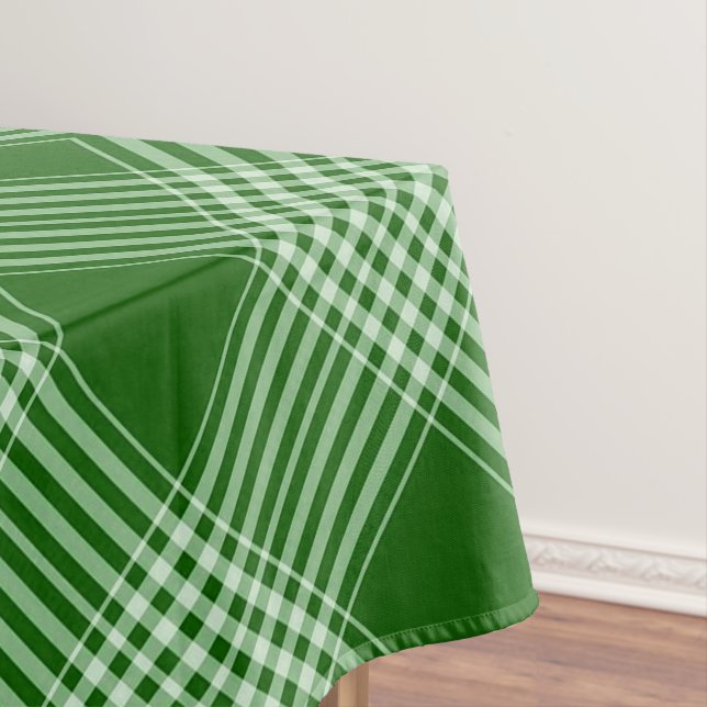 Nappe Tartan Vert Et Blanc (In Situ)