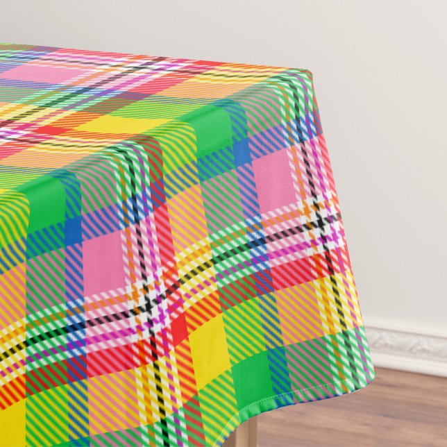 Nappe Tartan vert rose (Créateur téléchargé)