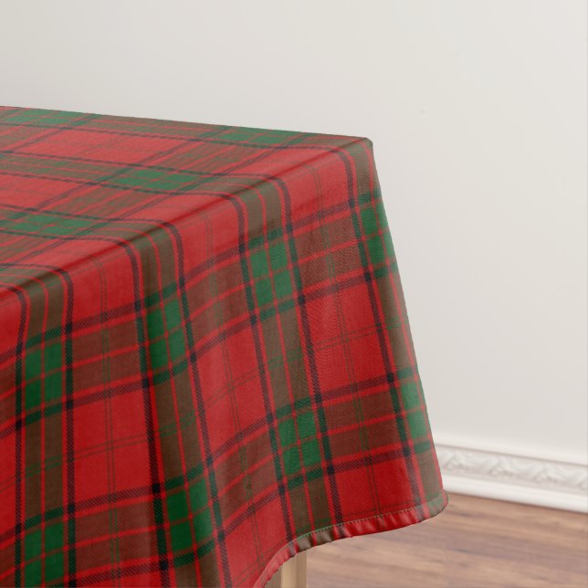 Nappe Tartan vert rouge de Maxwell de clan écossais (In Situ)