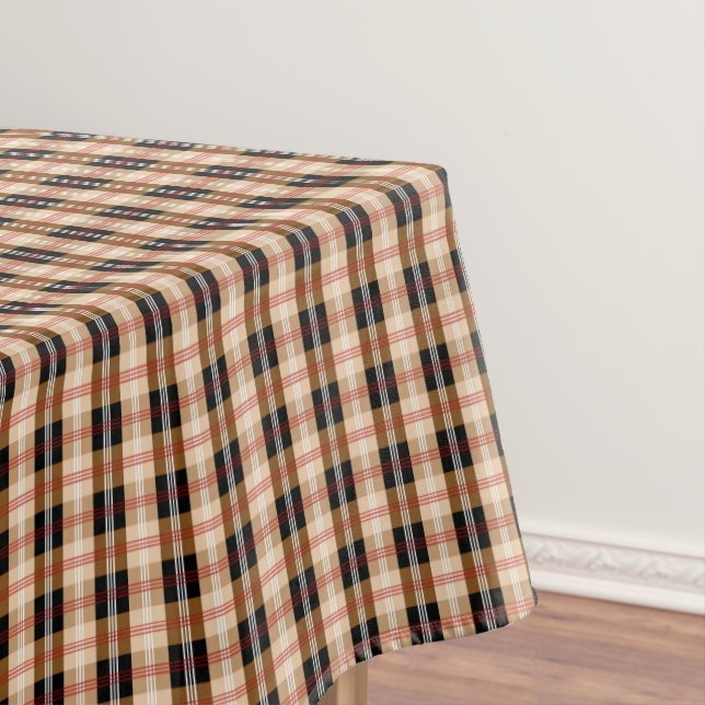 Nappe tassée britannique noire et tan (In Situ)