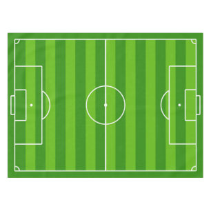 Nappe Terrain de football / Tissu de table de football