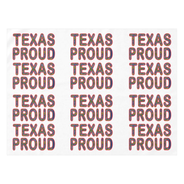 Nappe Texas Fier Bluebonnet (Devant (Horizontal))