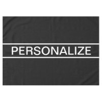 Texte personnalisable | Bold Modern Black & White
