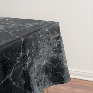 Nappe Texture de marbre noir