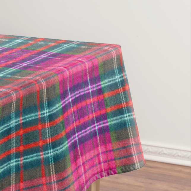 Nappe Texture vintage en coton | Plat de buffle rose (In Situ)