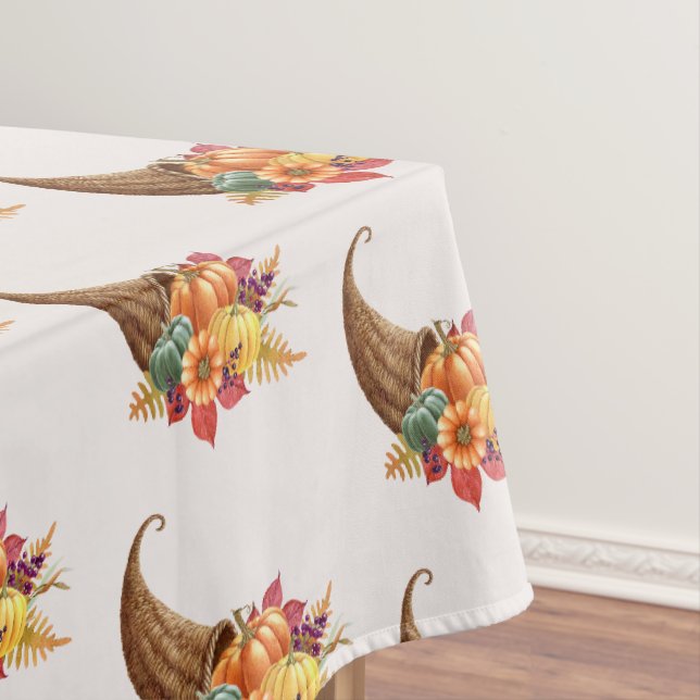 Nappe Thanksgiving Cornucopia Tablecloth (In Situ)