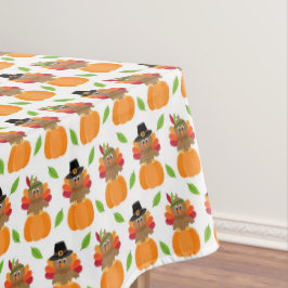 Nappe Thanksgiving Turquie Citrouilles