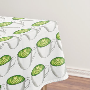 Nappe Thé japonais Matcha Green Latte Teacup Foin