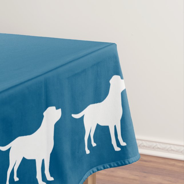 Nappe Thème Labrador - Baby shower de chien Blue Lab (In Situ)