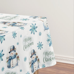 Nappe Tissu de table de Noël Snowman