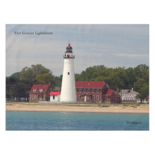 Nappe Tissu de table du phare de Fort Gratiot