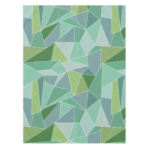 Nappe Tissu de table en verre de mer bleu et vert
