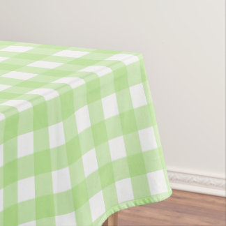 Nappe Tissu de table vert clair En vichy