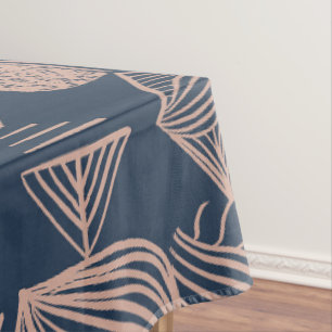 Nappe Tissu Tribal des Caraïbes audacieux : bleu marine,