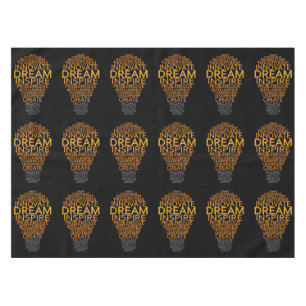 Nappe Tissus de table Inspirational Light Bulb