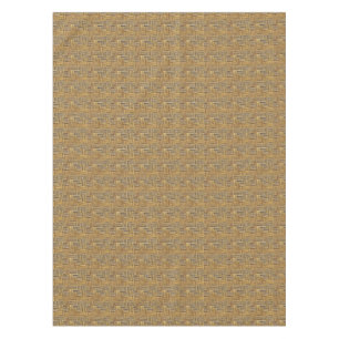 Nappe Tonalités naturelles Tissu bambou tissé