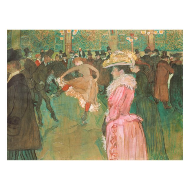 Nappe Toulouse-Lautrec - Au Rouge, La Danse (Devant (Horizontal))