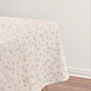 Nappe Tourbillonnant Orange Stars et Lunes Bébé Hallowee