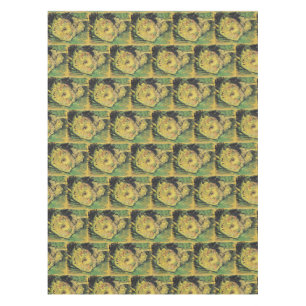 Nappe Tournesols de Van Gogh - Art floral jaune vif