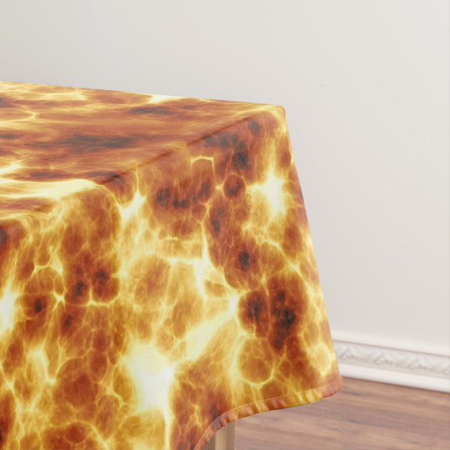 Nappe très fraîche de motif du feu (In Situ)
