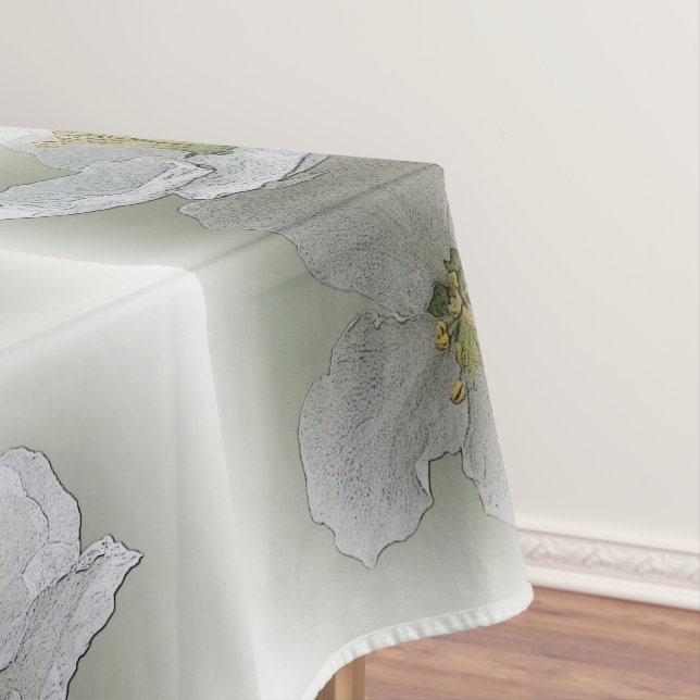 Nappe trois fleurs blanches (In Situ)