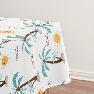 Nappe Tropical Palm Tree Sunshine Turquoise Turquoise