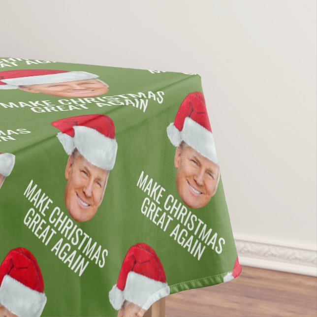 Nappe Trump avec Santa Hat - Rendre Noël magnifique (In Situ)