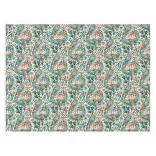 Nappe Tulipe Paon Pivoine Pastel Crocus Motif William Mo