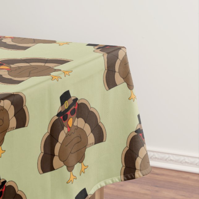 Nappe Turquie cool avec lunettes de soleil Thanksgiving  (In Situ)