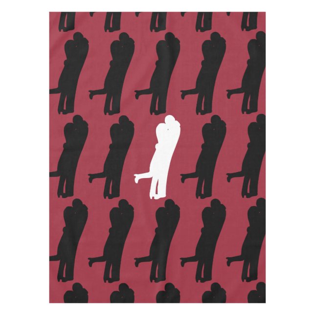 Nappe Un couple en train de s'embrasser (Devant)