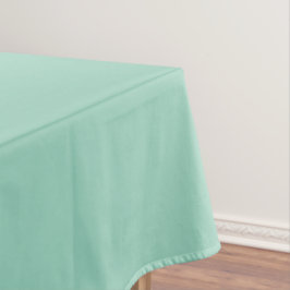 Nappe Une couleur unie douce et menthe assourdie.