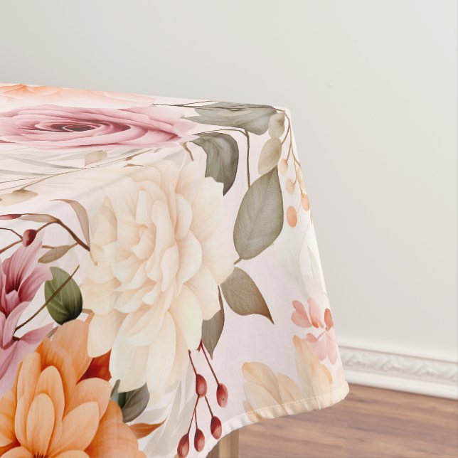Nappe Une série de fleurs automnales Design 2 (In Situ)