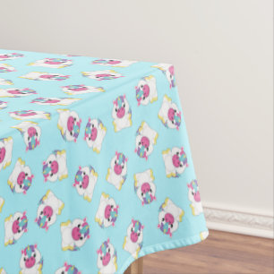 Nappe Unicorne fête d'anniversaire Turquoise