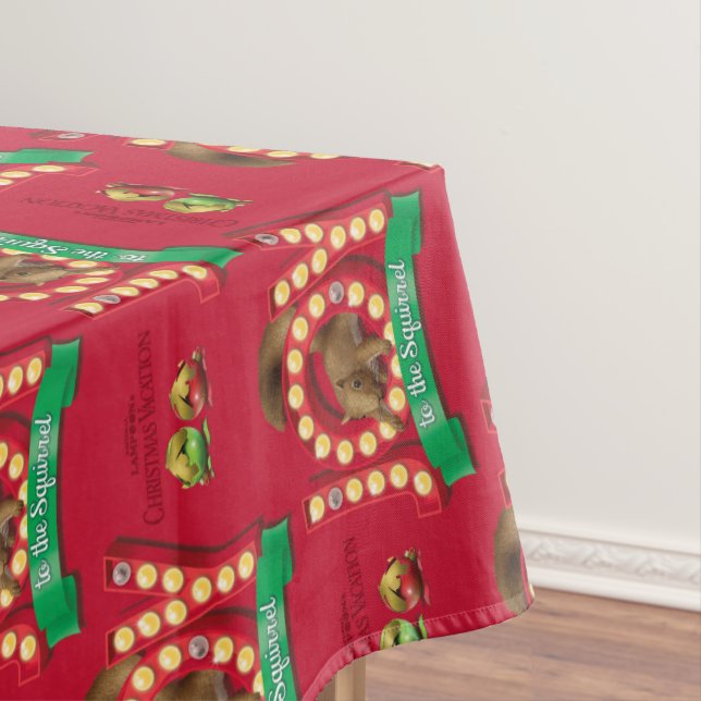 Nappe Vacances de Noël | Joie au Motif des écureuils (In Situ)