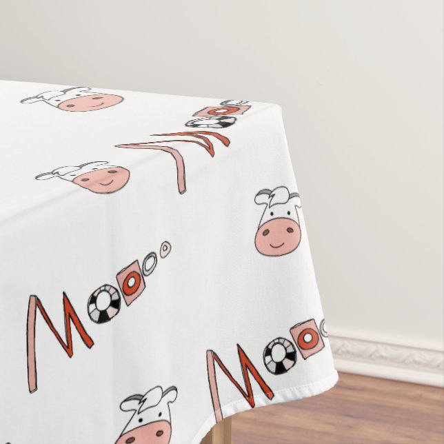 Nappe Vaches blanches Moo Agriculteurs (In Situ)