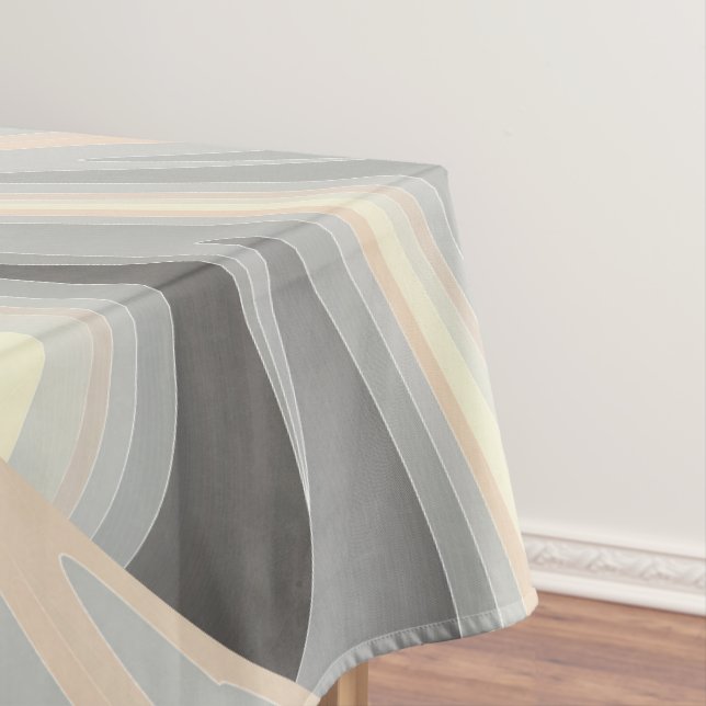 Nappe vagues rose gris jaune (In Situ)