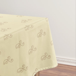 Nappe Vecteur floral sur fond beige clair crème