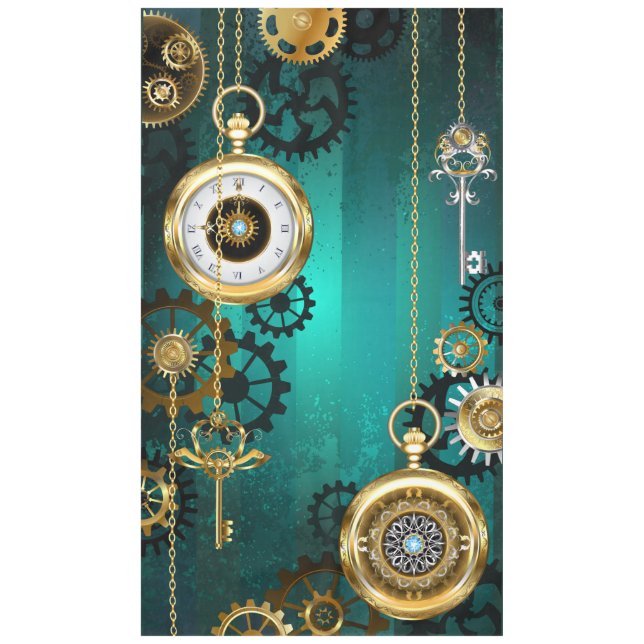 Nappe Veille bijoux Steampunk sur un Arrière - plan vert (Devant)