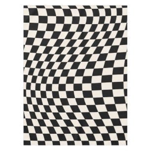 Nappe Vérifier le tableau de bord du Motif noir et blanc
